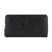 Armani Exchange Wallets Cardholders Black, Dam