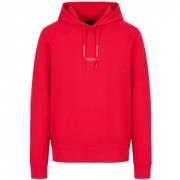 Armani Exchange Röd Clic Cup Hoody Red, Dam