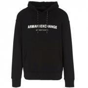 Armani Exchange Svart Armani Exchange Herr Sweatshirt Black, Herr