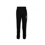 Armani Exchange Noir H Sweatpants för Män Black, Herr