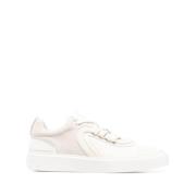 Balmain Lyxiga Lädersneakers White, Herr