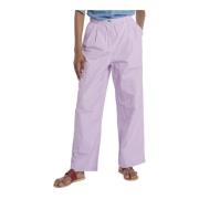 Bellerose Straight Trousers Purple, Dam