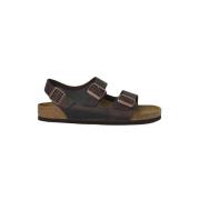 Birkenstock Milano Platta Sandaler - Komfort och Stil Brown, Herr