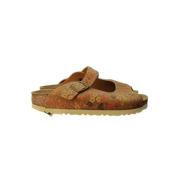 Birkenstock Slide Sliders Brown, Dam