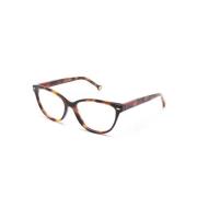 Carolina Herrera Brun/Havana Optisk Båge Stiligt Design Brown, Dam