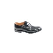 Church's Dubbel Monk Strap Kalvskinn Loafers Black, Herr