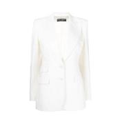 Dolce & Gabbana Sofistikerad Ivory Vit Blazer White, Dam