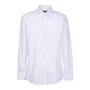 Dolce & Gabbana Vita Skjortor - Pinaforemetal Bredd White, Herr