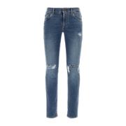 Dolce & Gabbana Stretch denim skinny jeans Blue, Herr