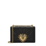 Dolce & Gabbana Svart Cross Body Väska - Stilfull och Lyxig Black, Dam