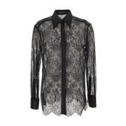Dolce & Gabbana Spets Skjorta Black, Dam