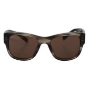 Dolce & Gabbana Brun Acetat Fyrkantiga Solglasögon Dg338F Multicolor, ...