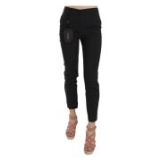 Dolce & Gabbana Snygga Jeans för Modemedvetna Kvinnor Black, Dam