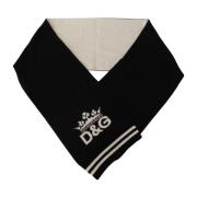 Dolce & Gabbana Mans Cashmere Halsduk Wrap Black, Herr