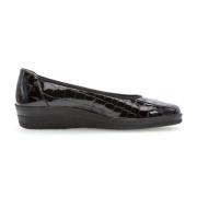 Gabor Slip-on för kvinnor - Crocoprint Patent Black Black, Dam