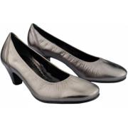 Gabor Silver Metallic Läderpump Gray, Dam