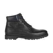 Geox Svarta Ankelboots för Män Black, Herr