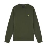 Lyle & Scott Tidlös Herr Crew Neck Sweatshirt Green, Herr