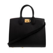 Salvatore Ferragamo The Studio Medium Axelväska Black, Dam