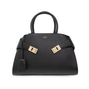 Salvatore Ferragamo ‘Hugo’ axelväska Black, Dam