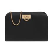 Salvatore Ferragamo ‘Wanda Mini’ axelremsväska Black, Dam