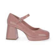 Steve Madden Fashionista Pink Pat Klackar Pink, Dam