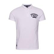 Superdry Vintage Atletisk Polo White, Herr