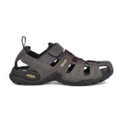 Teva Flat Sandals Gray, Herr