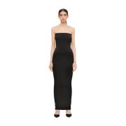 Wolford Svart Velvet Cut Out Klänning L Black, Dam