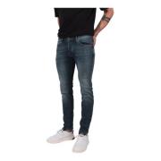 Drykorn Stiliga Slim-Fit Denim Jeans Blue, Herr