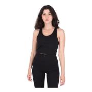 Drykorn Stiligt Ärmlös Stretch Ball Top Black, Dam