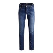 Jack & Jones Snygga Slim-Fit Jeans för Män Blue, Herr