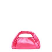 Stuart Weitzman Moda Mini Tote - Lyxig Satin Begränsad Utgåva Pink, Da...