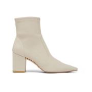 Stuart Weitzman Felfri Stretch Block Stövlett Beige, Dam