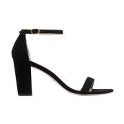 Stuart Weitzman Svarta Sandaler - Klassisk Stil Black, Dam