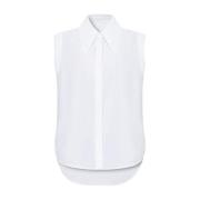 Jil Sander Ärmlös skjorta White, Dam