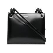 Jil Sander Liten Giro Axelväska Black, Dam