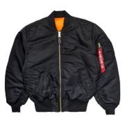 Alpha Industries Bomber Jackets Black, Herr