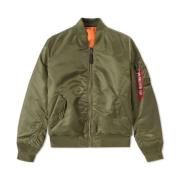 Alpha Industries Klassisk MA-1-jacka Green, Herr