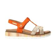 Mephisto Elegant Marysol Sandal med Bred Passform Orange, Dam