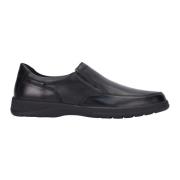 Mephisto Mjuk Läderloafer för Män Black, Herr