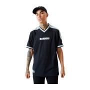 New Era Camiseta Raiders kontrastpanel ovszd tee lasrai Black, Herr