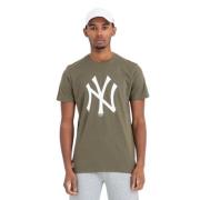 New Era T-Shirts Green, Herr