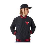 New Era Chicago Bulls Team Script Bomberjacka Black, Herr