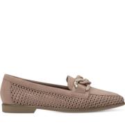 Tamaris Beige Läderloafers för Kvinnor Beige, Dam