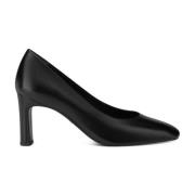 Tamaris Svarta Läder Business Pumps Black, Dam