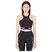 Adidas by Stella McCartney Hydro Crop Top Black, Dam