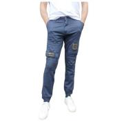 Aeronautica Militare Bomulls Anti-G Joggingbyxor Blue, Herr