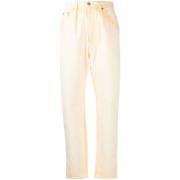 Alberta Ferretti Straight Jeans Yellow, Dam