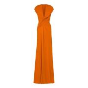 Alberta Ferretti Klänning Orange, Dam